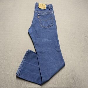 Vintage Levis Jeans Mens 32x30 Blue Denim Bootcut Orange Tab Made USA 20516 80s